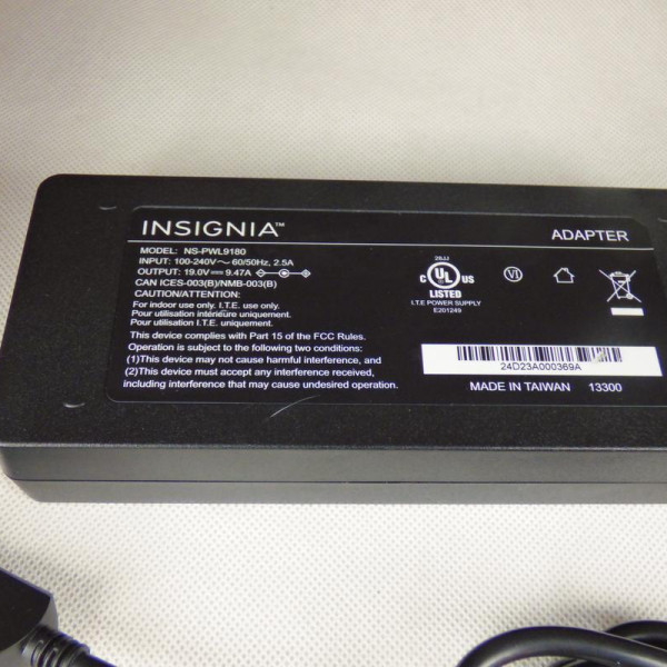 Блок живлення Insignia для Asus MSI Toshiba Fujitsu 180W блок живлення 19V 9.47A 5.5x2.5 Блок живлення Insignia для Asus MSI Toshiba Fujitsu 180W блок живлення 19V 9.47A 5.5x2.5