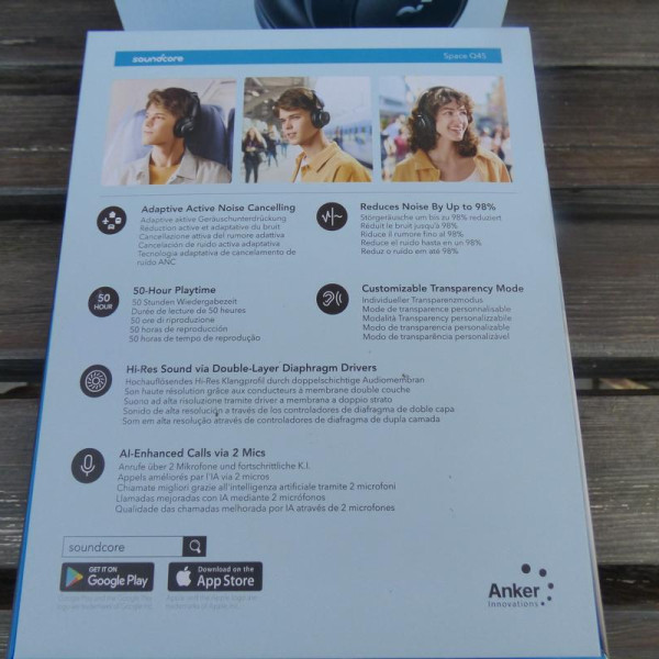 Навушники Anker SoundCore Space Q45 Black