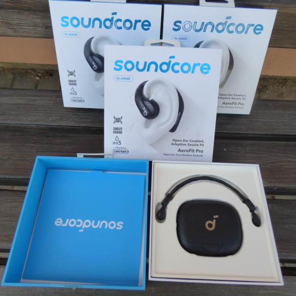 Навушники TWS Anker Soundcore AeroFit Pro Black IPХ5 Навушники TWS Anker Soundcore AeroFit Pro Black IPХ5