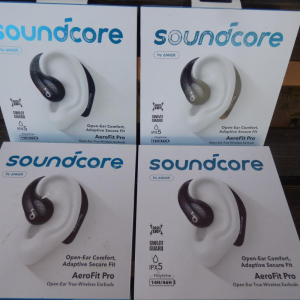 Навушники TWS Anker Soundcore AeroFit Pro Black IPХ5 Навушники TWS Anker Soundcore AeroFit Pro Black IPХ5