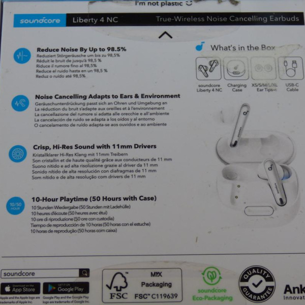 Навушники Anker SoundCore Liberty 4 NC White Навушники Anker SoundCore Liberty 4 NC White