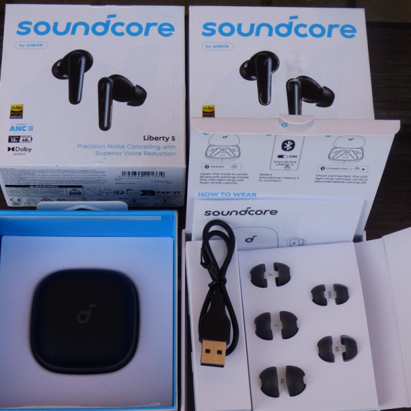 Bluetooth-гарнітура Anker SoundCore Liberty 5 ANC Black