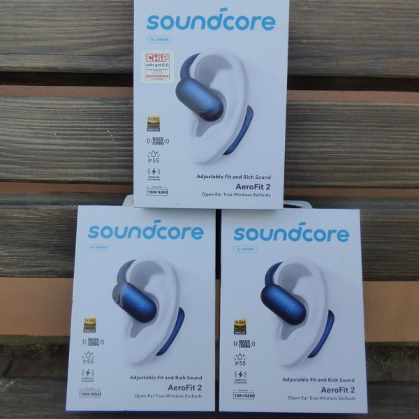 Бездротові навушники Anker SoundCore AeroFit 2 blue Бездротові навушники Anker SoundCore AeroFit 2 blue