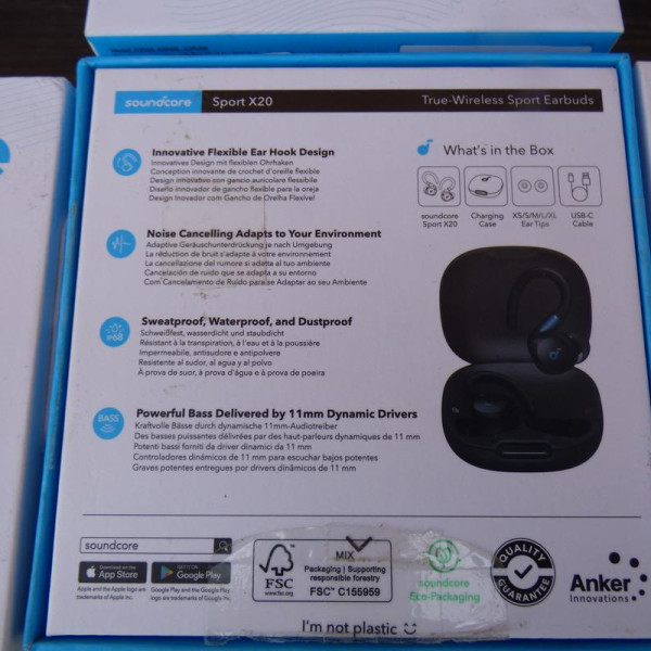 Навушники Anker SoundCore Sport X20 Black