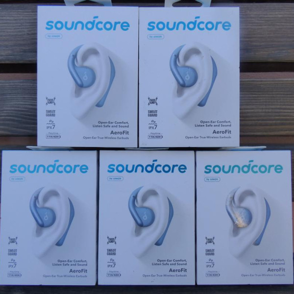 Навушники Anker SoundCore AeroFit Blue Навушники Anker SoundCore AeroFit Blue