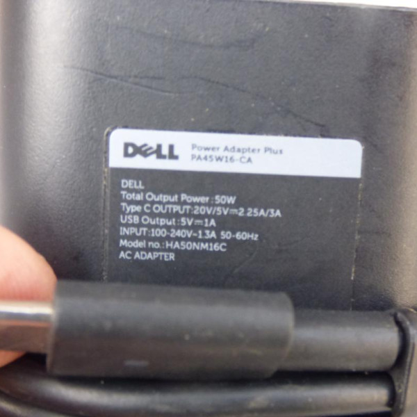 Блок живлення Dell 20v 2.25a 45w type c