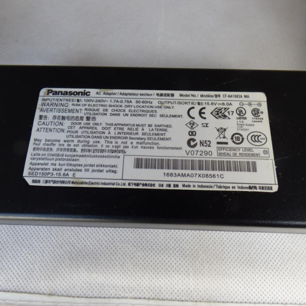 Блок питания Panasonic 15.6v 8.0a 125w 5.5/2.5 Блок питания Panasonic 15.6v 8.0a 125w 5.5/2.5