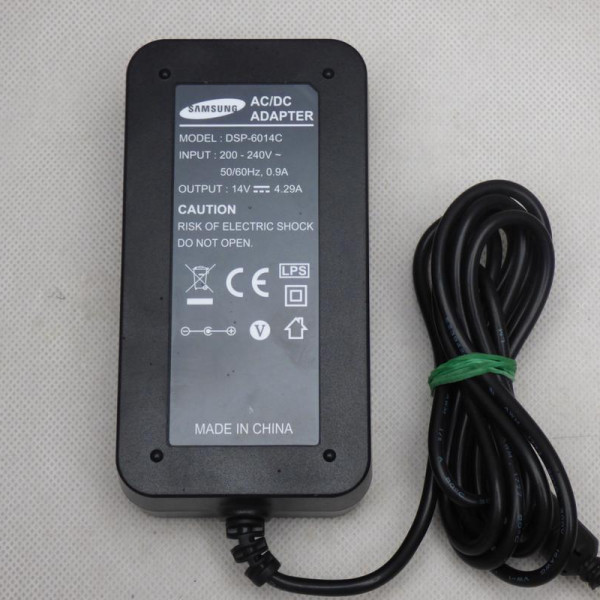 Блок питания Samsung 14v 4.29a 60w 5.5/2.5 Блок питания Samsung 14v 4.29a 60w 5.5/2.5