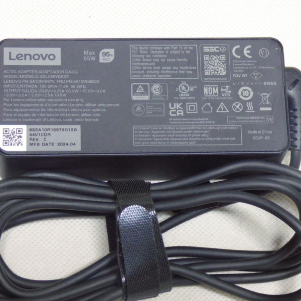 Блок питания Lenovo 65w type C