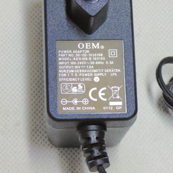 Блок живлення OEM 18v 1a 18w 4.8/1.7 Блок живлення OEM 18v 1a 18w 4.8/1.7