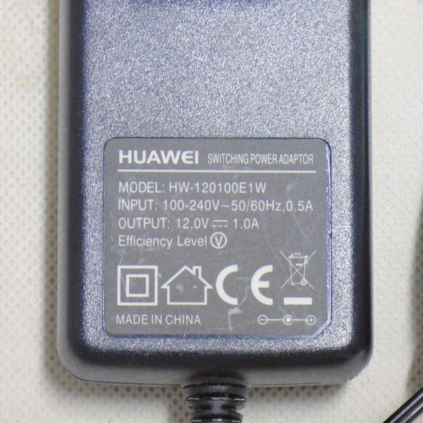 Блок живлення Huawei 12v 1a 12w 5.5/2.1 Блок живлення Huawei 12v 1a 12w 5.5/2.1