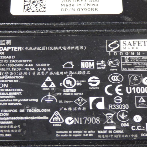 Блок живлення Dell 19.5v 16.9a 330w 7.4/5.0 Блок живлення Dell 19.5v 16.9a 330w 7.4/5.0